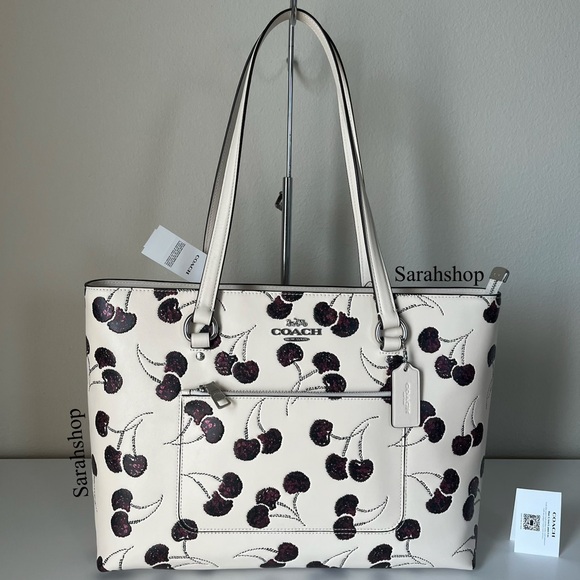 Coach Handbags - ✅Coach Station Tote With Cherry Printed